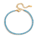 Nila Bracelet | Blue Tennis Bracelet in 18K Gold
